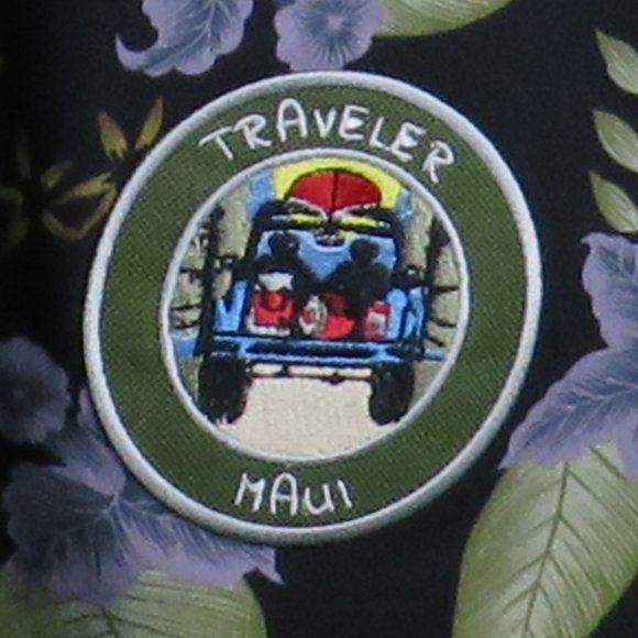 Ocean Pacific* Men's Short Sleeve Button Down Hawaiian Shirt Size~ Medium - Picture 9 of 11